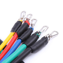 Load image into Gallery viewer, 11pcs / Set Natural Rubber Latex Yoga Fitness Re sistance Bands