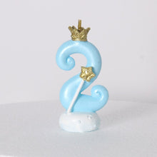 Load image into Gallery viewer, Crown Cake Number Candle Birthday