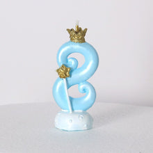 Load image into Gallery viewer, Crown Cake Number Candle Birthday