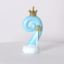 Load image into Gallery viewer, Crown Cake Number Candle Birthday