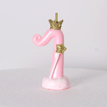 Load image into Gallery viewer, Crown Cake Number Candle Birthday