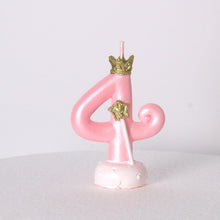 Load image into Gallery viewer, Crown Cake Number Candle Birthday