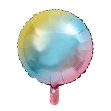 Load image into Gallery viewer, 2PCS 32inch rainbow number balloons with gold crown