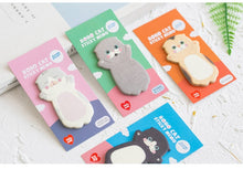 Load image into Gallery viewer, 8 pcs Cartoon cat sticky memo Post pad marker it note planner stickers Cute Stationery office accessories School supplies A6044
