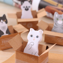 Load image into Gallery viewer, FangNymph Cute Cat Dog Box Stickers Scrapbooking Kawaii 3D Cartoon Stationery Sticky Notes School Supplies Post It Memo Pad
