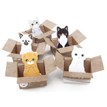 Load image into Gallery viewer, FangNymph Cute Cat Dog Box Stickers Scrapbooking Kawaii 3D Cartoon Stationery Sticky Notes School Supplies Post It Memo Pad
