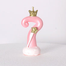 Load image into Gallery viewer, Crown Cake Number Candle Birthday
