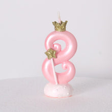 Load image into Gallery viewer, Crown Cake Number Candle Birthday
