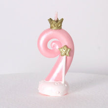 Load image into Gallery viewer, Crown Cake Number Candle Birthday
