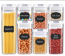 Load image into Gallery viewer, Food storage container Acrylic kitchen storage box multigrain storage jar transparent sealed cans easy to buckle Multi-capacity
