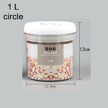 Load image into Gallery viewer, Food storage container Acrylic kitchen storage box multigrain storage jar transparent sealed cans easy to buckle Multi-capacity
