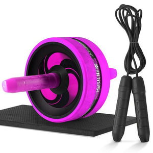 New 2 in 1 Ab Roller&Jump Rope