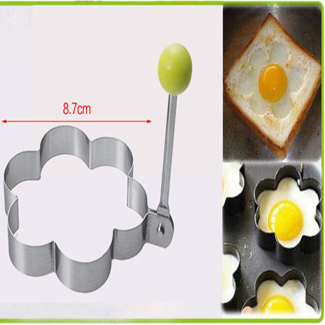 Fried Steel Stainless Egg Shaper Pancake Mould Omelette Mold Frying Egg Cooking Tools Kitchen Accessories 4 styles hot sale