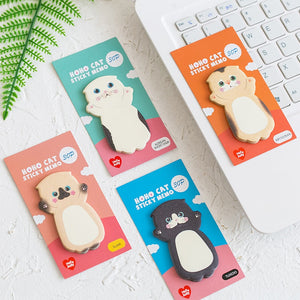 8 pcs Cartoon cat sticky memo Post pad marker it note planner stickers Cute Stationery office accessories School supplies A6044