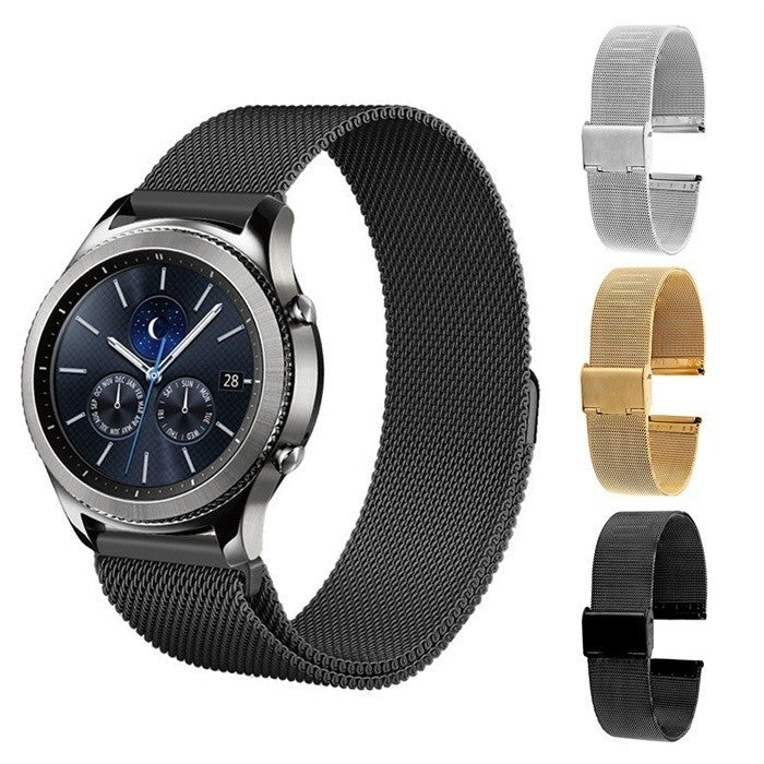 Fashionable 20/22 mm Stainless Steel Mesh Milanese Loop Watch Band Man Boutique Stainless Steel Mesh