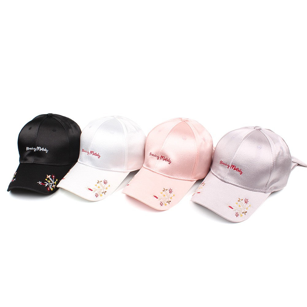 New Woman Girls Cap Letter Floral Cap