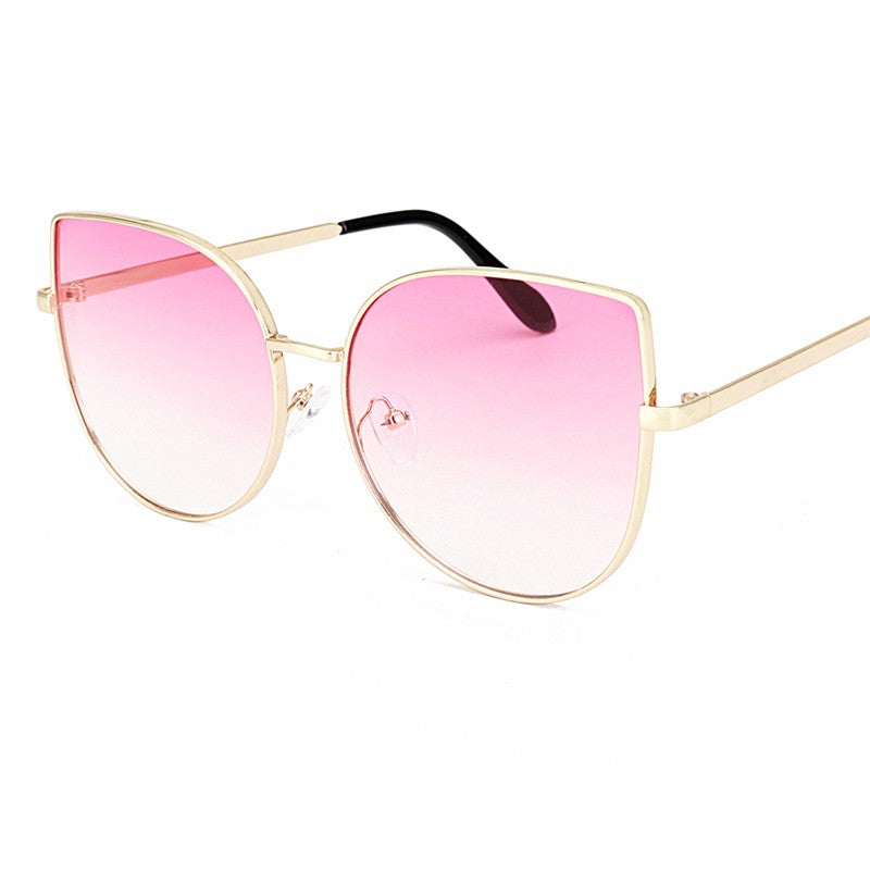 New Style Brand Women Cat's Eye Big Frame Clear Lens Sun Glasses UV400 xx173